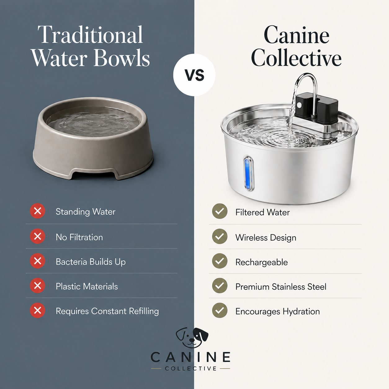 Canine Collective Water Fountain