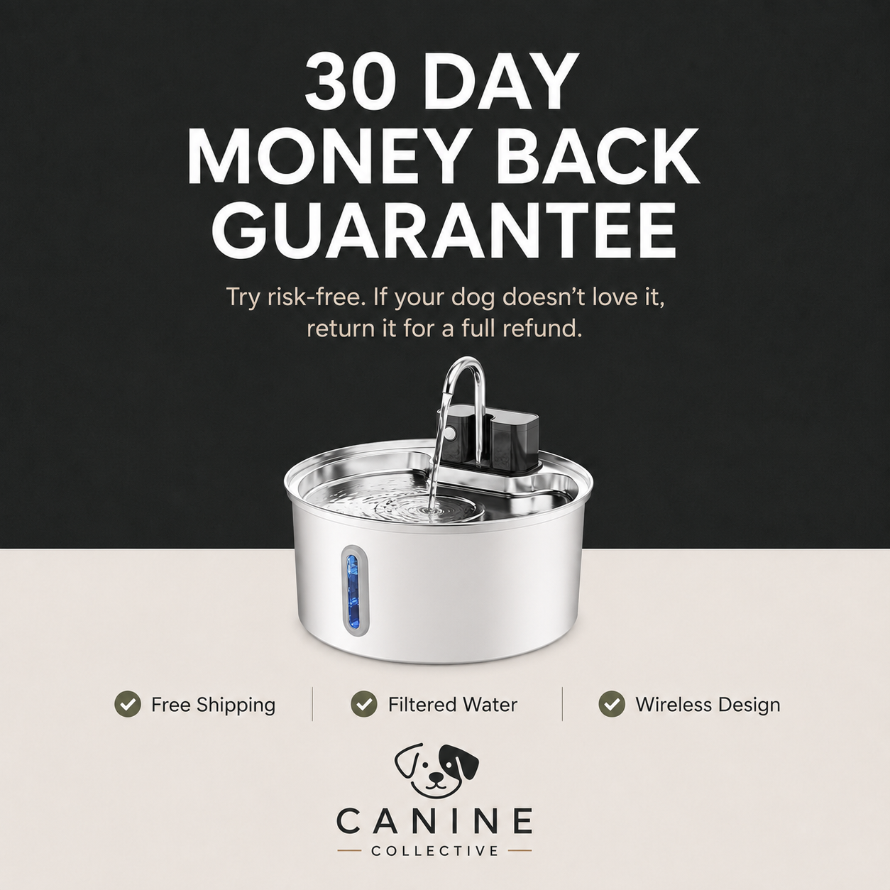 Canine Collective Water Fountain