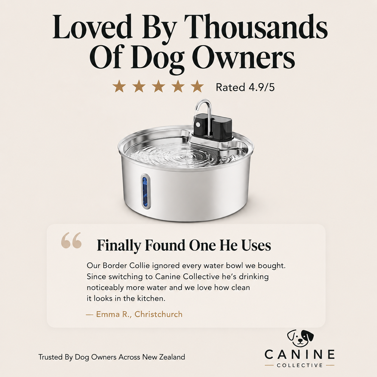 Canine Collective Water Fountain